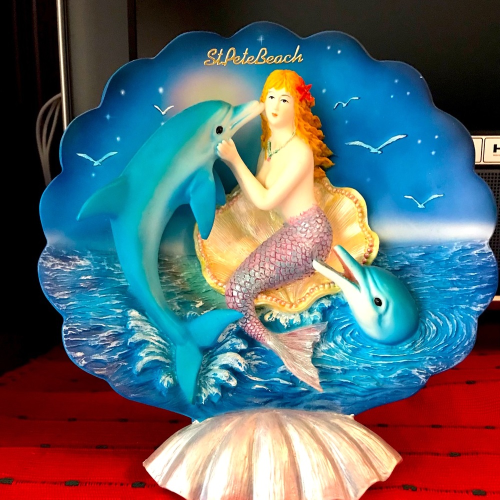 Mermaid and dolphins Hime Decor from St. Petersburg Florida